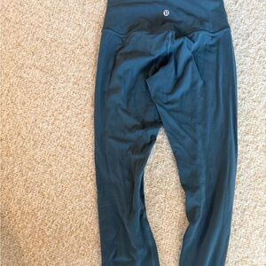 lululemon athletica Deep Teal Performance Leggings